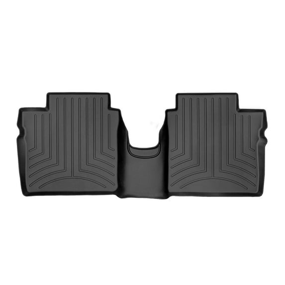 WeatherTech Custom Fit FloorLiners compatible with Nissan Versa, Versa Note - 2nd Row, Black