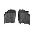 thumbnail image 1 of WeatherTech Custom Fit FloorLiners compatible with Titan, Armada, QX - 1st Row (Driver & Passenger), Black, 1 of 5
