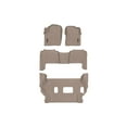 thumbnail image 1 of WeatherTech Custom Fit FloorLiners compatible with QX80, Armada - Complete Set (1st, 2nd, & 3rd Row), Tan, 1 of 5