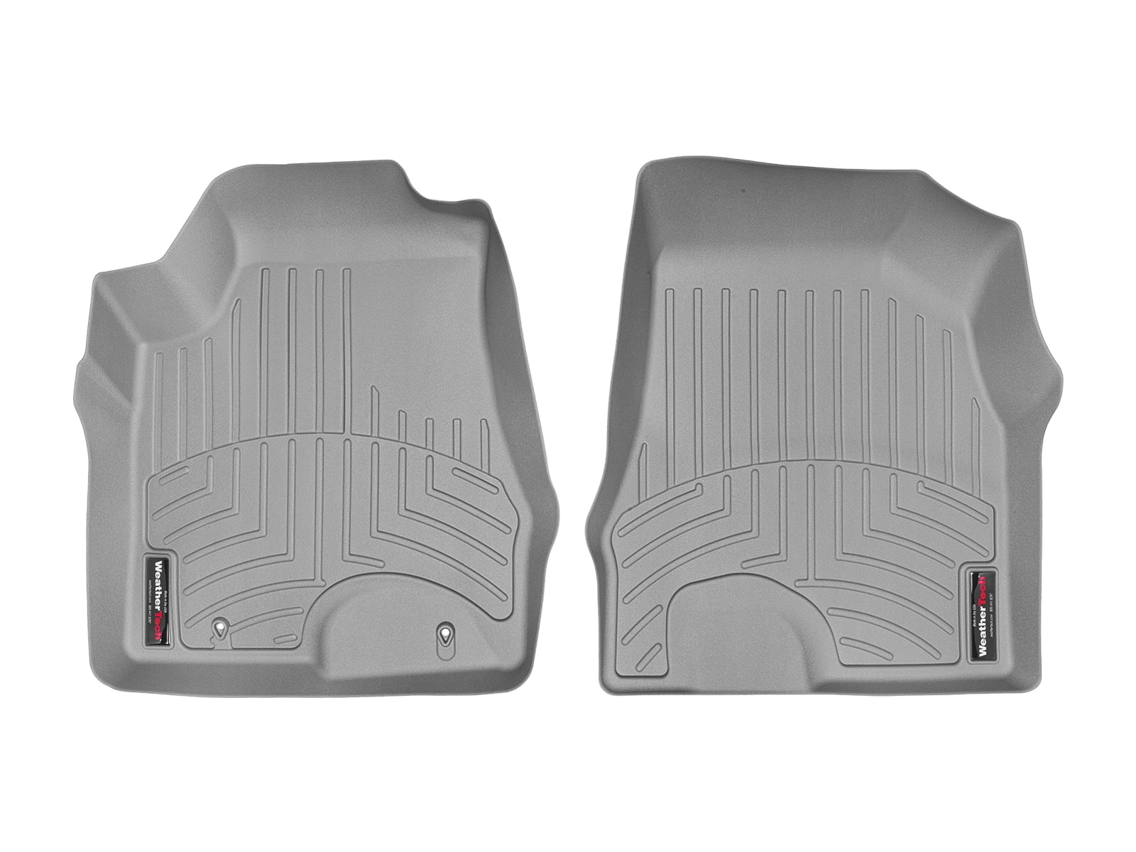 WeatherTech Custom Fit FloorLiners compatible with Highlander, RX - 1st Row (Driver & Passenger), Grey