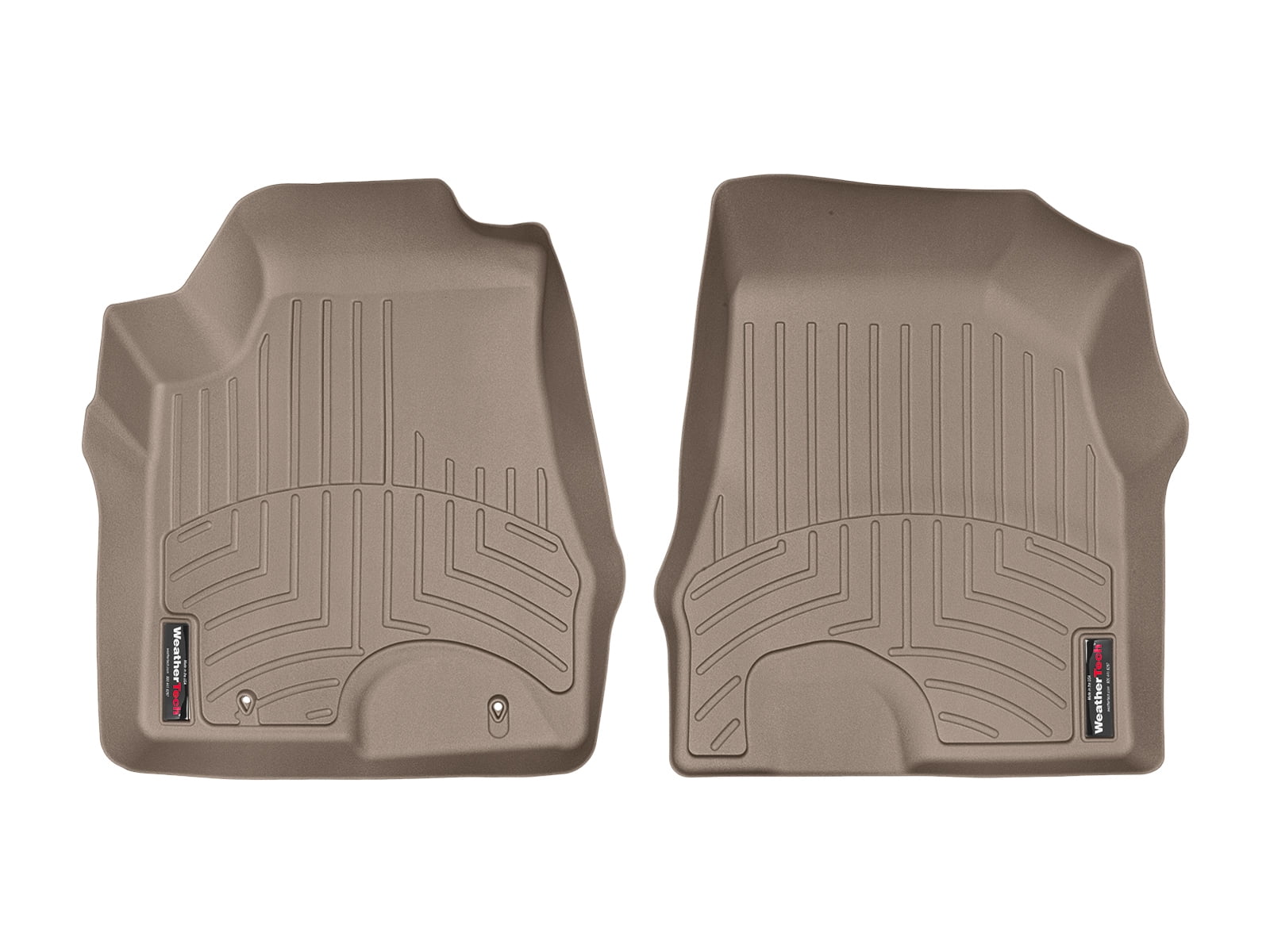 WeatherTech Custom Fit FloorLiners compatible with RX, Highlander - 1st Row (Driver & Passenger), Tan