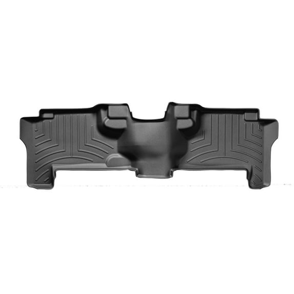 WeatherTech Custom Fit FloorLiners compatible with Rainier, TrailBlazer, Envoy, Envoy Denali, Ascender, Bravada - 2nd Row, Black