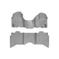 thumbnail image 1 of WeatherTech Custom Fit FloorLiners compatible with Ram Truck 1500, Ram 1500, Ram 2500/3500, Ram Truck 2500/3500 - 1st Row Over-The-Hump & 2nd Row, Grey, 1 of 5
