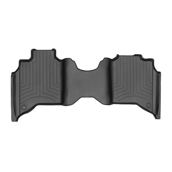 WeatherTech Custom Fit FloorLiners compatible with 2019-2025 Dodge Ram Truck 2500/3500 - 2nd Row, Black