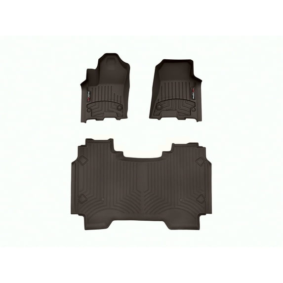 WeatherTech Custom Fit FloorLiners compatible with Ram Truck 1500, Ram 1500 - 1st & 2nd Row, Cocoa