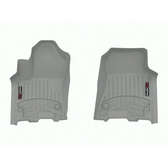 WeatherTech Custom Fit FloorLiners compatible with Ram 1500, Ram Truck 1500 - 1st Row (Driver & Passenger), Grey