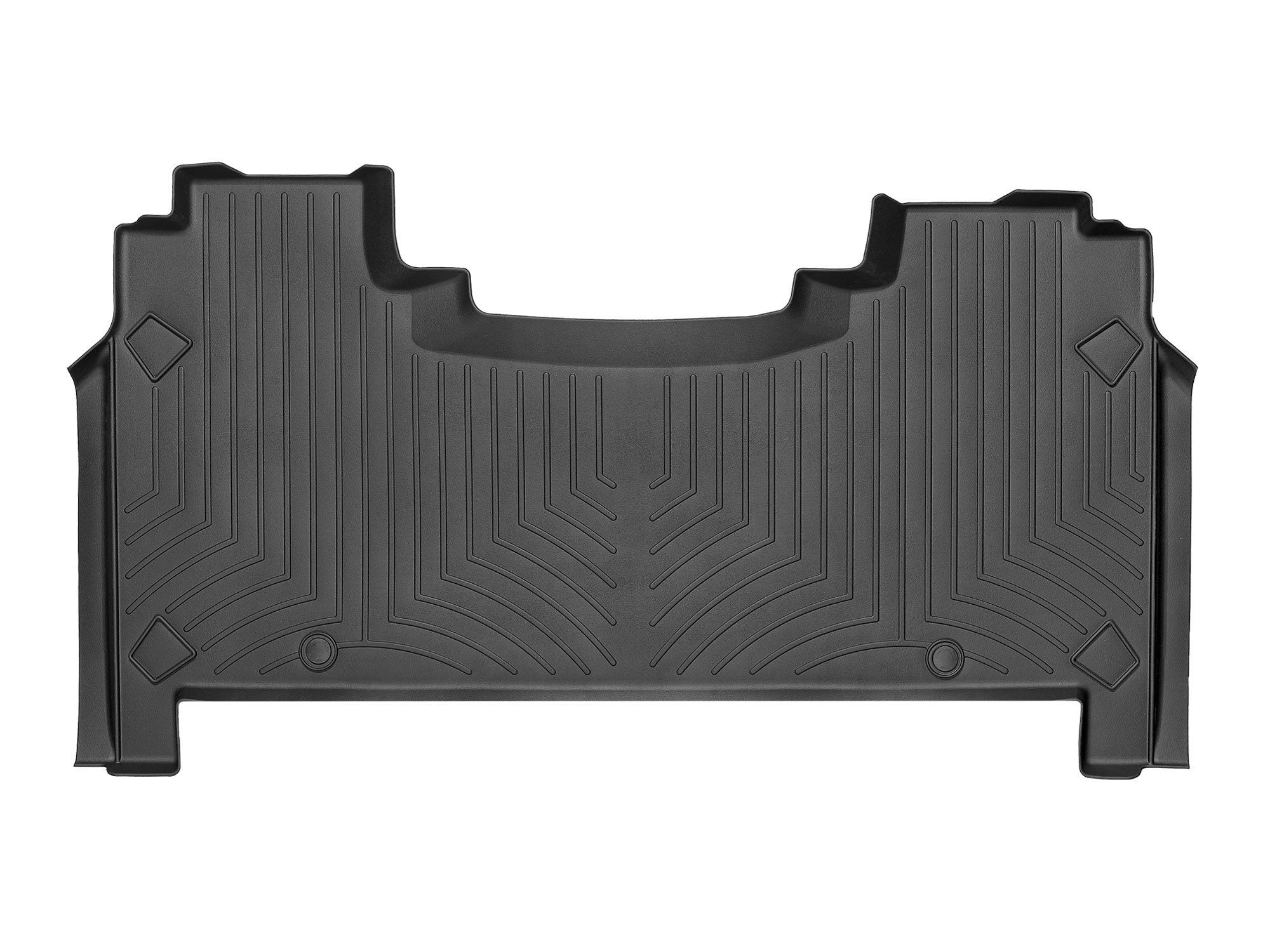 WeatherTech Custom Fit FloorLiners compatible with Ram Truck 1500, Ram Truck 1500 TRX, Ram 1500, Ram 1500 TRX - 2nd Row, Black