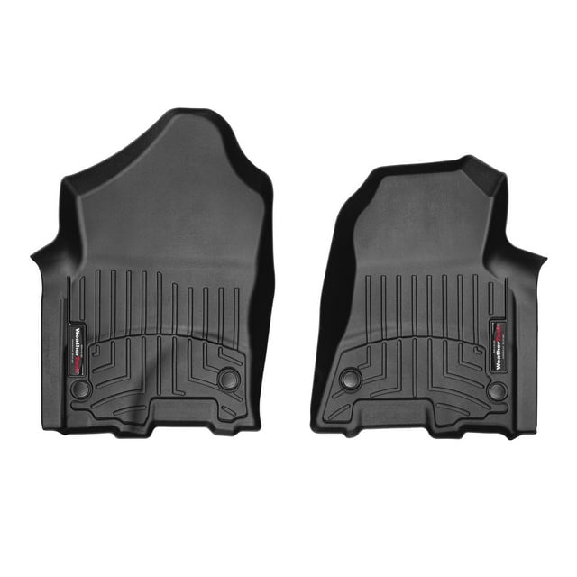 WeatherTech Custom Fit FloorLiners compatible with Ram Truck 1500 TRX, Ram Truck 1500, Ram 1500 TRX, Ram 1500 - 1st Row (Driver & Passenger), Black