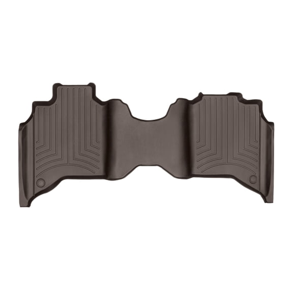 WeatherTech Custom Fit FloorLiners compatible with 2019-2025 Dodge Ram Truck 2500/3500 - 2nd Row, Cocoa
