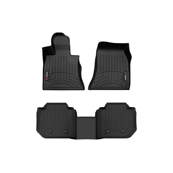 WeatherTech Custom Fit FloorLiners compatible with 2021-2023 Rolls Royce Ghost - 1st & 2nd Row, Black
