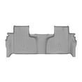 thumbnail image 1 of WeatherTech Custom Fit FloorLiners compatible with Silverado 1500 LTD, Sierra 1500, Silverado 1500, Sierra 1500 Limited - 2nd Row, Grey, 1 of 5