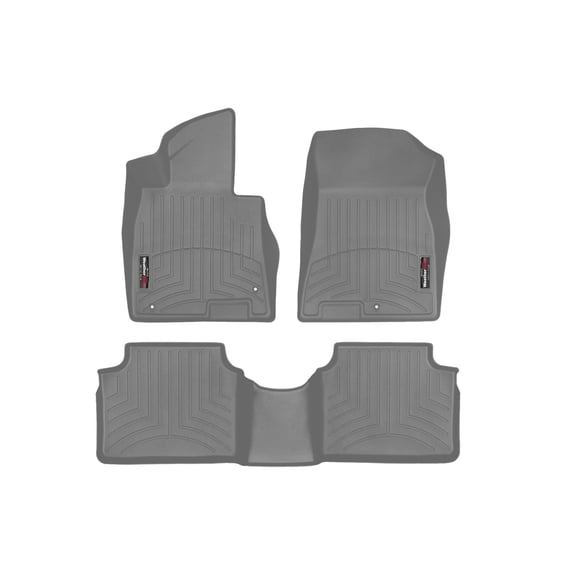 WeatherTech Custom Fit FloorLiners compatible with K5, Sonata - 1st & 2nd Row, Grey