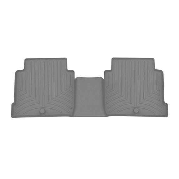 WeatherTech Custom Fit FloorLiners compatible with Sonata Plug-In Hybrid, Sonata, Optima, Sonata Hybrid - 2nd Row, Grey