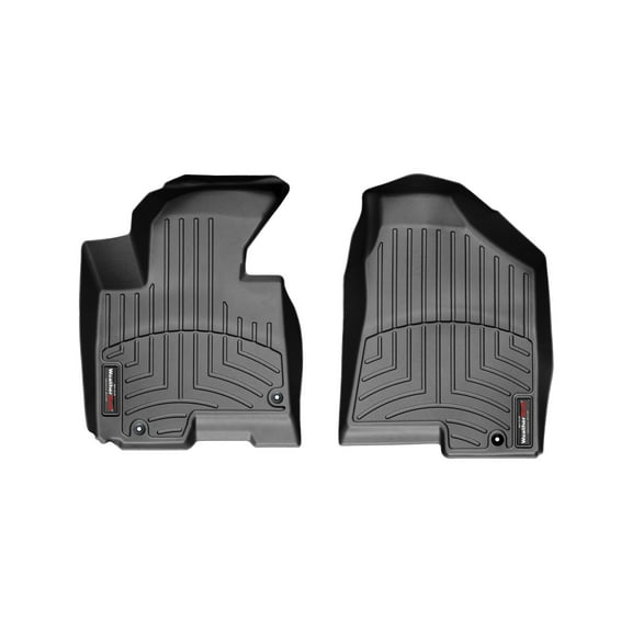 WeatherTech Custom Fit FloorLiners compatible with Sportage, Tucson - 1st Row (Driver & Passenger), Black