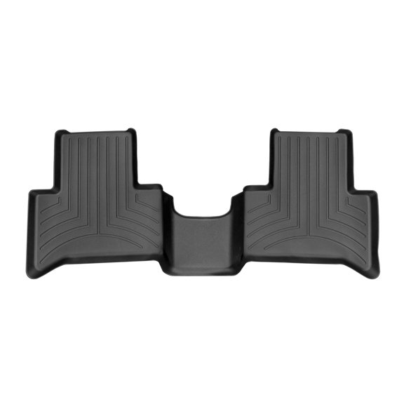 WeatherTech Custom Fit FloorLiners compatible with Alfa Romeo Stelvio Quadrifoglio, Stelvio - 2nd Row, Black