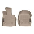 thumbnail image 1 of WeatherTech Custom Fit FloorLiners compatible with Alfa Romeo Stelvio Quadrifoglio, Stelvio - 1st Row (Driver & Passenger), Tan, 1 of 5
