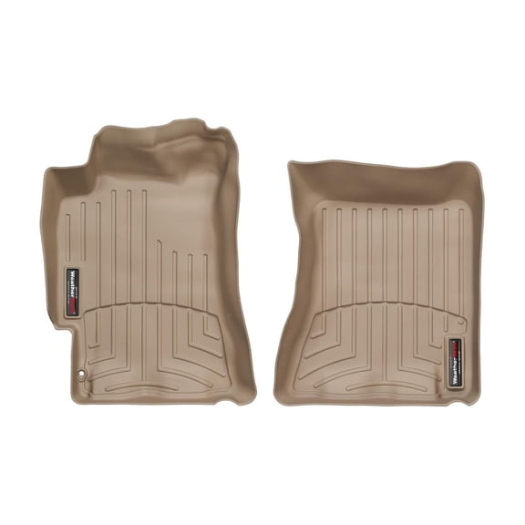 WeatherTech Custom Fit FloorLiners compatible with Subaru Impreza WRX STi, Impreza, Impreza WRX - 1st Row (Driver & Passenger), Tan