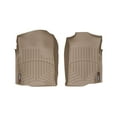 thumbnail image 1 of WeatherTech Custom Fit FloorLiners compatible with Suburban, Tahoe, Yukon - 1st Row (Driver & Passenger), Tan, 1 of 5