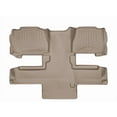 thumbnail image 1 of WeatherTech Custom Fit FloorLiners compatible with Tahoe, Yukon - 2nd Row (includes center aisle piece), Tan, 1 of 4