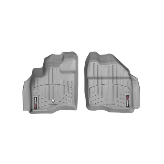 WeatherTech Custom Fit FloorLiners compatible with Taurus X, Freestyle, Taurus, Sable, Five Hundred, Montego - 1st Row (Driver & Passenger), Grey