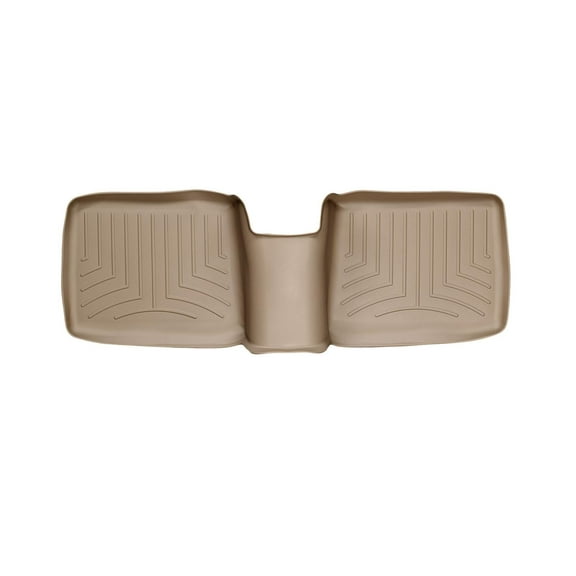 WeatherTech Custom Fit FloorLiners compatible with Taurus, Taurus X, Freestyle, Five Hundred, Montego, Sable - 2nd Row, Tan