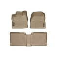 thumbnail image 1 of WeatherTech Custom Fit FloorLiners compatible with Equinox, Terrain - 1st & 2nd Row, Tan, 1 of 5