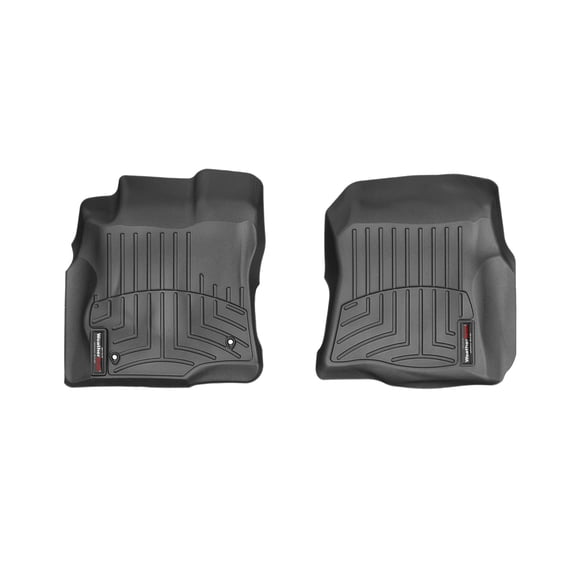 WeatherTech Custom Fit FloorLiners compatible with Equinox, Torrent - 1st Row (Driver & Passenger), Black
