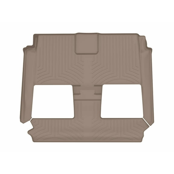 WeatherTech Custom Fit FloorLiners compatible with Grand Caravan, Town & Country Van - One piece - 2nd and 3rd row coverage, Tan