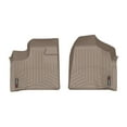 thumbnail image 1 of WeatherTech Custom Fit FloorLiners compatible with Grand Caravan, Town & Country Van - 1st Row (Driver & Passenger), Tan, 1 of 5
