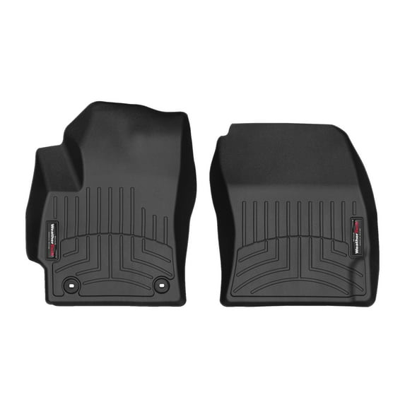 WeatherTech Custom Fit FloorLiners compatible with Toyota Corolla Hatchback, GR Corolla - 1st Row (Driver & Passenger), Black