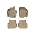 thumbnail image 1 of WeatherTech Custom Fit FloorLiners compatible with VW Jetta, Jetta GLI - 1st & 2nd Row (2-pc. Rear Liner), Tan, 1 of 5