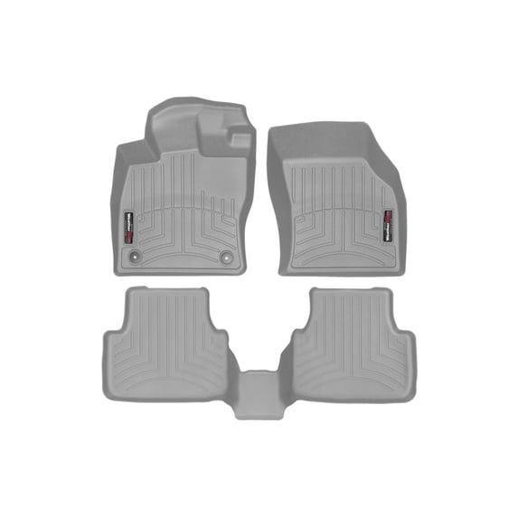 WeatherTech Custom Fit FloorLiners compatible with VW Jetta, Jetta GLI - 1st & 2nd Row, Grey