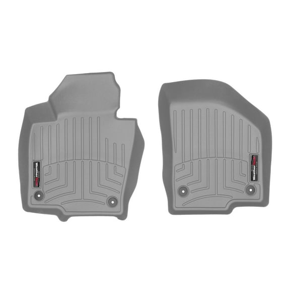 WeatherTech Custom Fit FloorLiners compatible with VW Passat, CC - 1st Row (Driver & Passenger), Grey