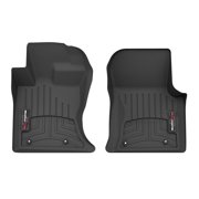 WeatherTech Custom Fit FloorLiners compatible with F-Pace, Velar - 1st Row Driver & Passenger, Black
