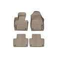 thumbnail image 1 of WeatherTech Custom Fit FloorLiners compatible with Volvo XC90, XC90 Plug-In Hybrid, XC90 Recharge - 1st & 2nd Row (2-pc. Rear Liner), Tan, 1 of 5