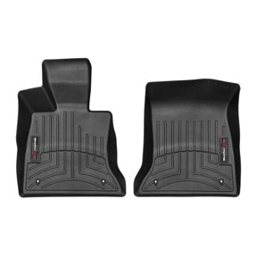 WeatherTech Custom Fit FloorLiners compatible with Rolls Royce Wraith Black Badge, Dawn, Wraith - 1st Row (Driver & Passenger), Black