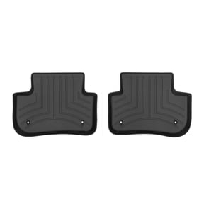 WeatherTech Custom Fit FloorLiners compatible with Rolls Royce Dawn, Wraith Black Badge, Wraith - 2nd Row (2-Piece Liner), Black