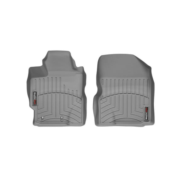 WeatherTech Custom Fit FloorLiners compatible with Yaris, xD - 1st Row (Driver & Passenger), Grey