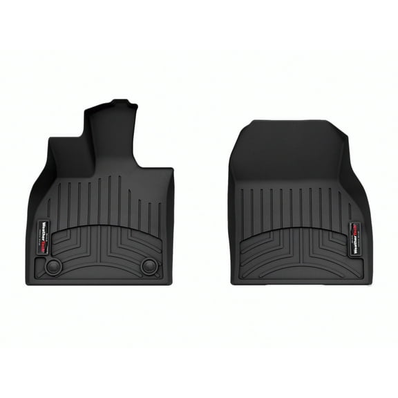 WeatherTech Custom Fit FloorLiners compatible with Solterra, bZ4X, Uncharted, C-HR, bz, Trailseeker - 1st Row (Driver & Passenger), Black