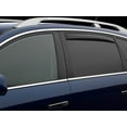 thumbnail image 1 of WeatherTech Custom Fit Side Window Deflectors compatible with 2005-2012 Nissan Pathfinder - Rear Pair, Dark Tint, 1 of 2