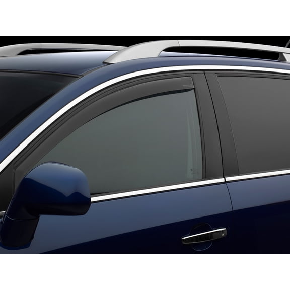 WeatherTech Custom Fit Side Window Deflectors compatible with 2010-2024 Toyota 4Runner - Front Pair, Dark Tint
