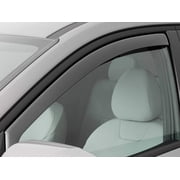 WeatherTech Custom Fit Side Window Deflectors compatible with 2022-2026 Hyundai Santa Cruz - Front Pair, Dark Tint