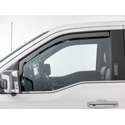 WeatherTech Custom Fit Side Window Deflectors compatible with Acadia, Enclave, Traverse, Traverse Limited - Front Pair, Dark Tint
