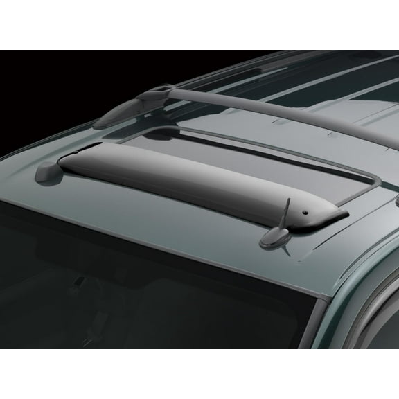 WeatherTech Custom Fit Sunroof Wind Deflectors compatible with Rainier, TrailBlazer EXT, TrailBlazer, 9-7X, Bravada, Envoy Denali - Dark Tint