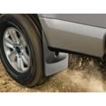 thumbnail image 1 of WeatherTech Custom No Drill Splash Guard MudFlaps compatible with 2008-2010 Ford Super Duty, Rear Pair - Black, 1 of 5