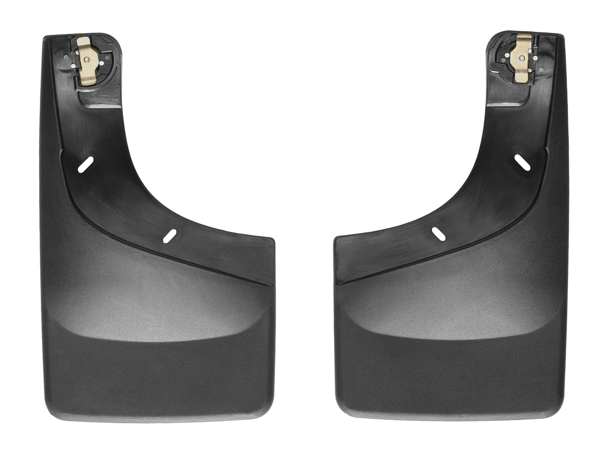 WeatherTech Custom No Drill Splash Guard MudFlaps for Ford Transit, E-Transit, Front Pair (110051), Black
