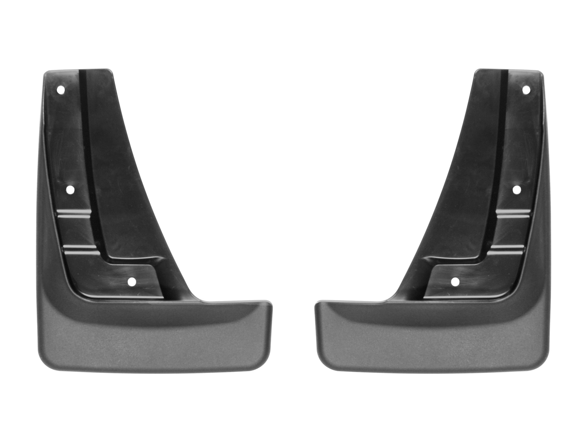 WeatherTech Custom No Drill Splash Guard MudFlaps compatible with 2010-2017 GMC Terrain, Front Pair - Black