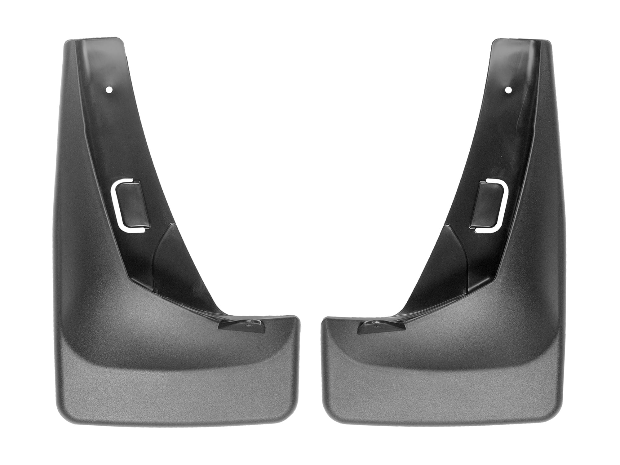 WeatherTech Custom No Drill Splash Guard MudFlaps compatible with 2014-2020 Nissan Rogue, Rear Pair - Black