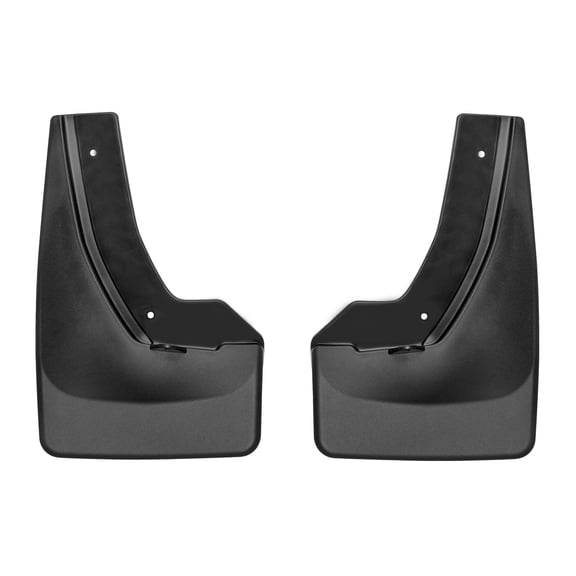 WeatherTech Custom No Drill Splash Guard MudFlaps compatible with 2019-2025 Chevrolet Blazer, Rear Pair - Black