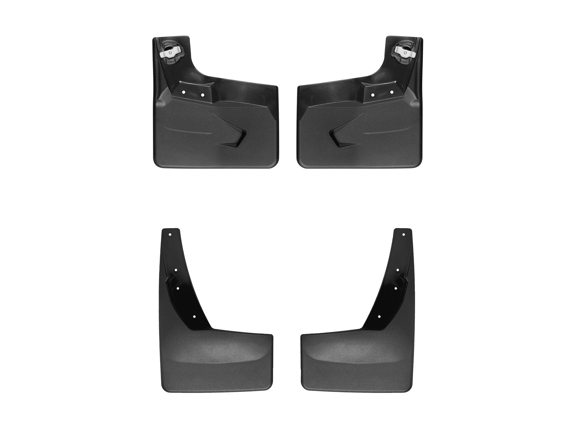 WeatherTech No-Drill Mud Flaps For Buick Enclave (2018-2024) - Front Pair, Black, Easy Install